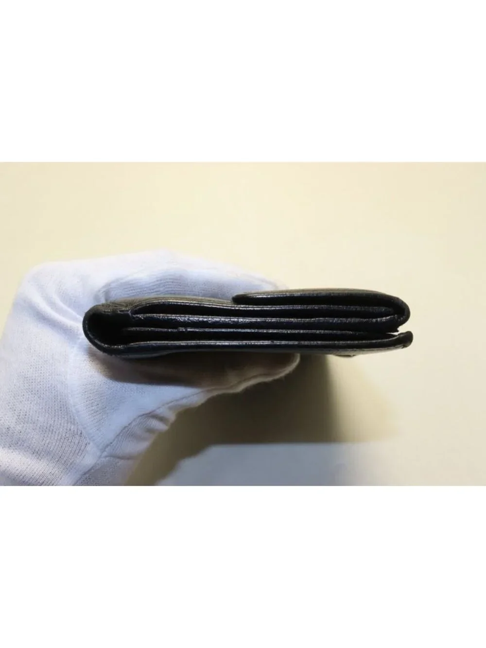 Chanel Leather Wallet Black